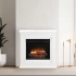 Dimplex Uniti Optiflame weißer elektrischer Kamin