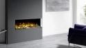 Exklusiver elektrischer Einbaukamin mit LED-Technologie von Flamerite Fires